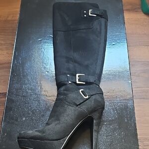 Women's Black High Heel Boots